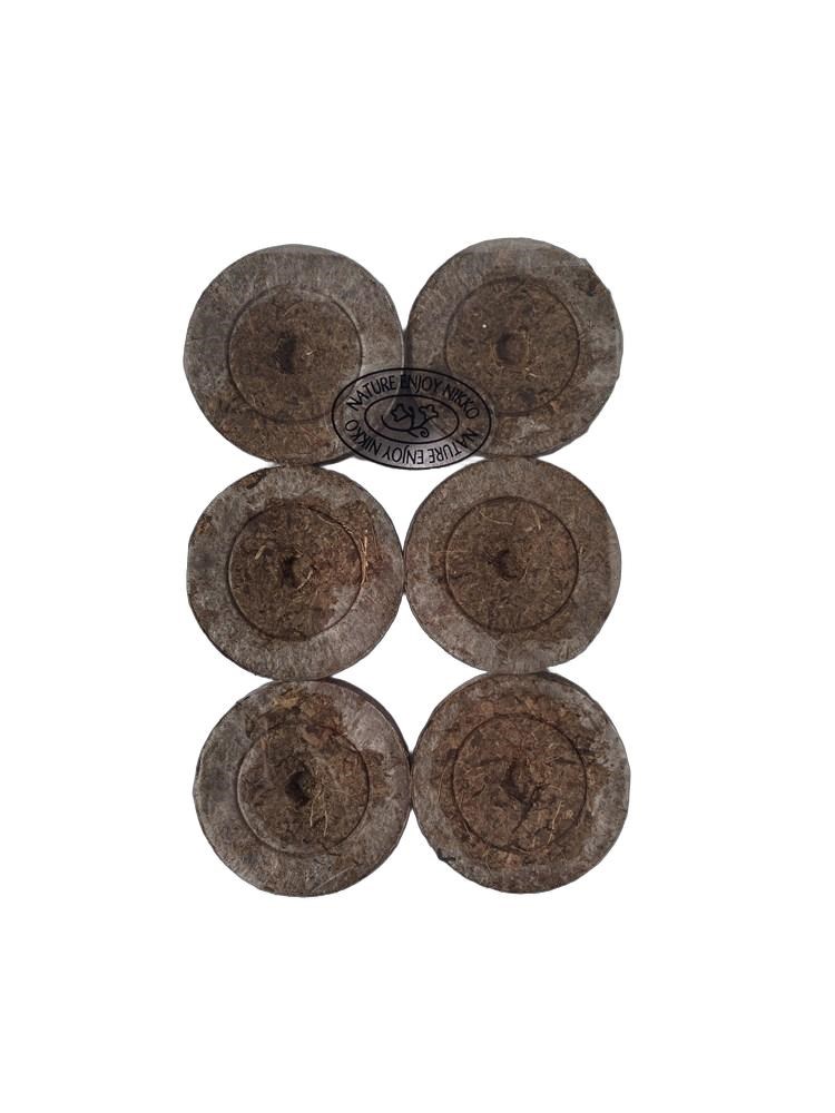 そのまま植えられる土ポット「ジフィーセブン　42mm　6個入」