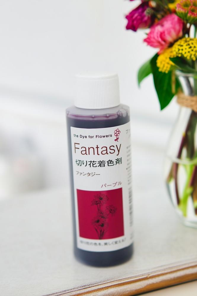 切花用着色剤 Fantasy「ファンタジー パープル 100ml」【沖縄・離島、航空便不可商品】