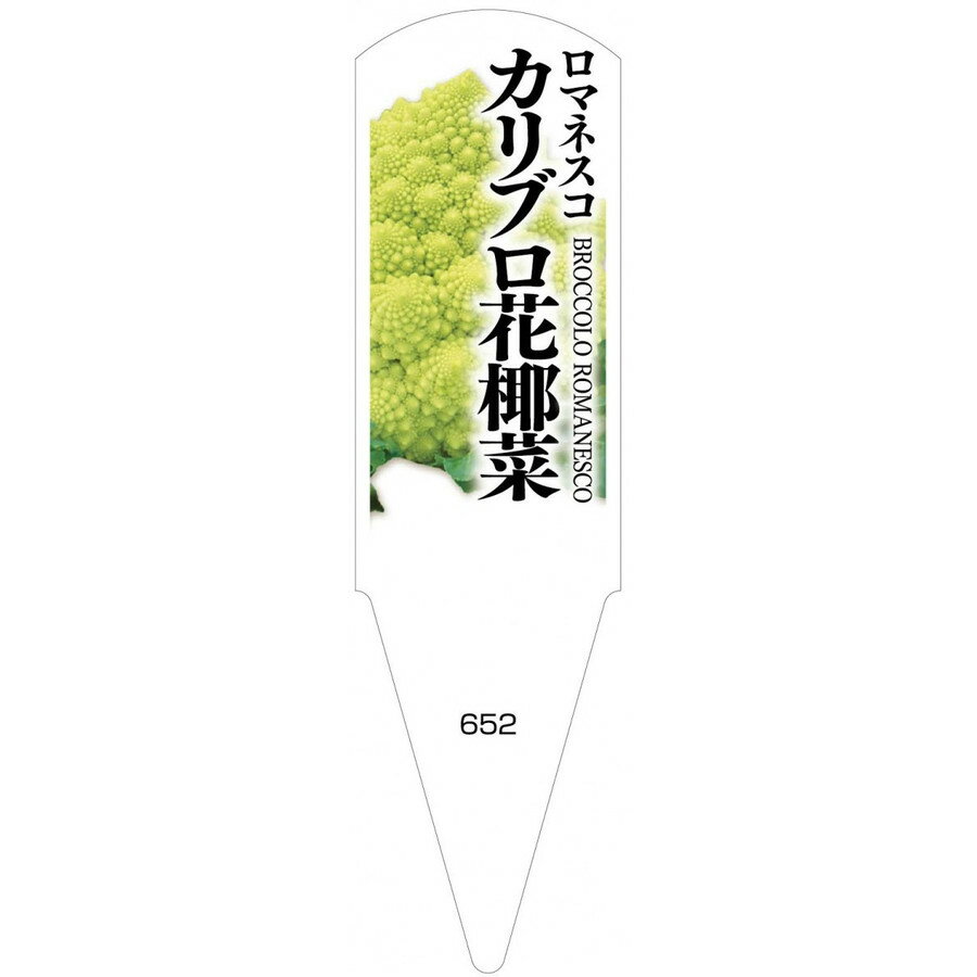 Rakuten - 野菜苗用ラベル　カリブロ花椰菜　ロマネスコ　100枚入　No652　【メーカー直送】