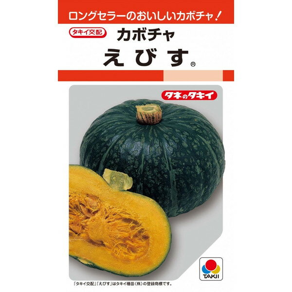 タキイ種苗　えびすカボチャ　13粒 【郵送対応】のサムネイル