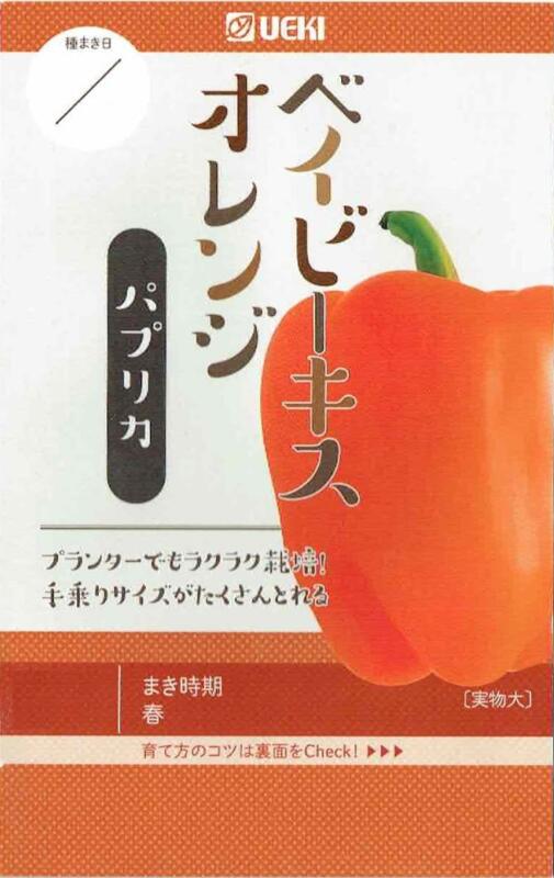 横浜植木 パプリカ ベイビーキス オレンジ 約6粒