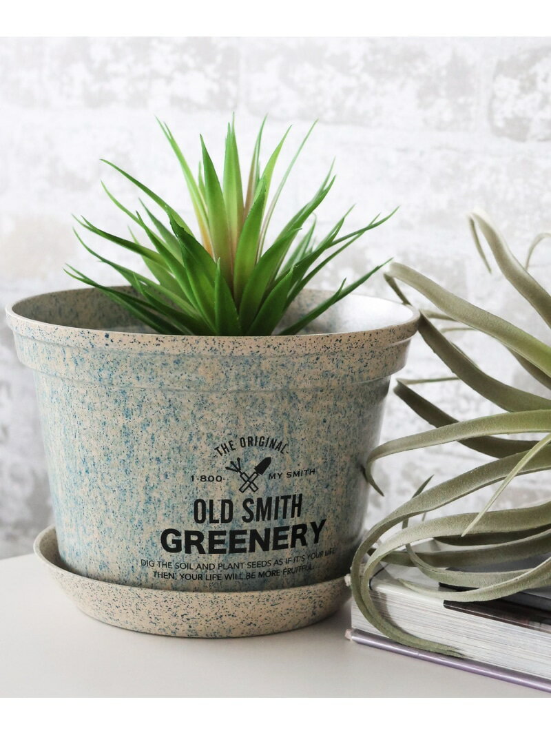 【OLD SMITH GREENERY】マーブルポットLL niko and ... ニコアンド インテリア・生活雑貨 その他のインテリア・生活雑貨 ブラウン ブルー[Rakuten Fashion]のサムネイル