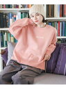 ニコアンド 服 レディース 【SALE／40%OFF】スウェットライクラメニットプルオーバー niko and ... ニコアンド トップス ニット ピンク シルバー グリーン【RBA_E】[Rakuten Fashion]