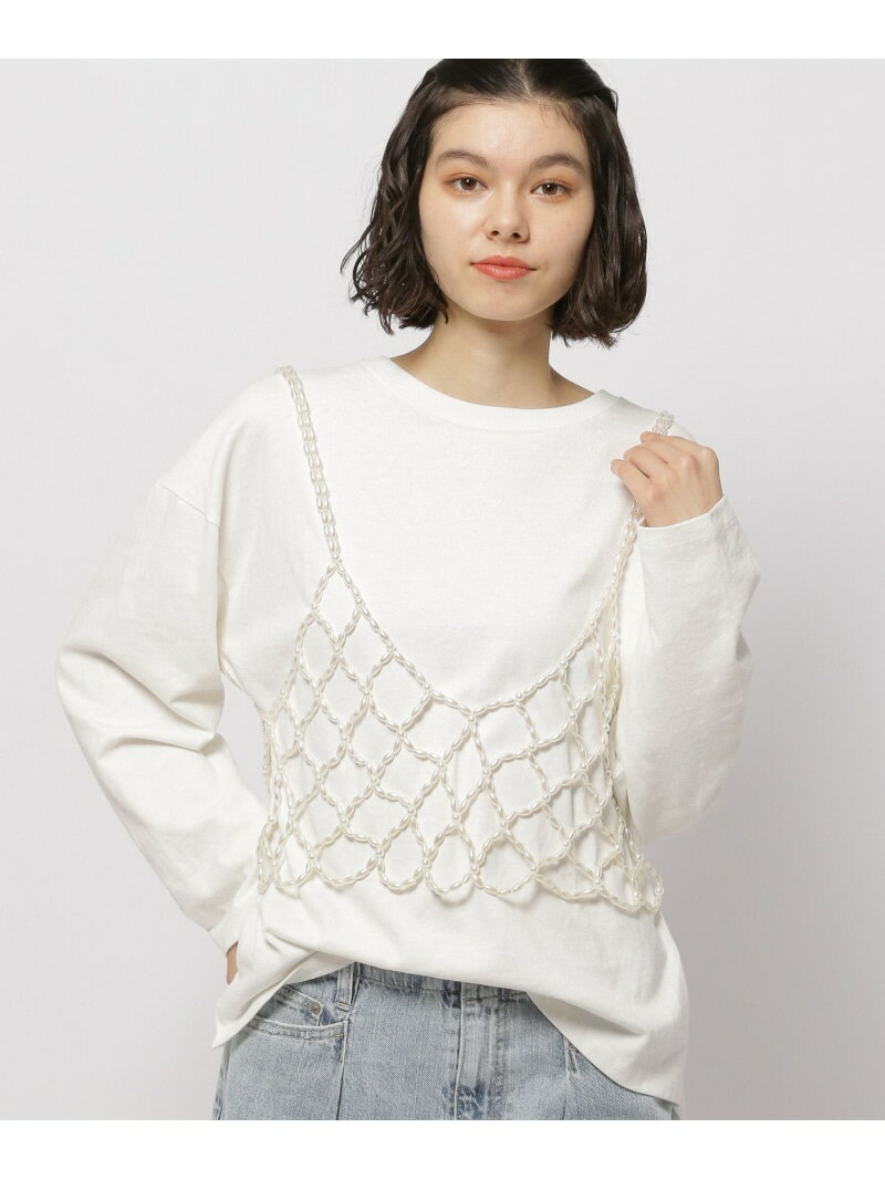 2WAYビーズビスチェ niko and ... ニコアンド トップス ベスト・ジレ ブラック【送料無料】[Rakuten Fashion]のサムネイル