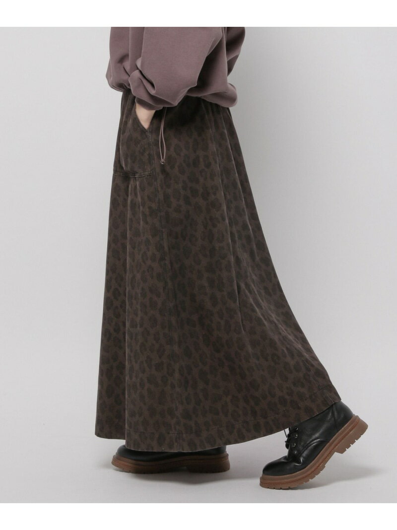 ベルトフレアスカート【新色入荷】 niko and ... ニコアンド スカート ロング・マキシスカート ブルー グレー イエロー ブラック グリーン ブラウン【送料無料】[Rakuten Fashion]のサムネイル