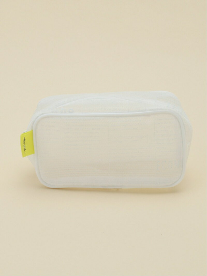 [Rakuten Fashion]ORニュースPポーチM niko and... ニコアンド バッグ ポーチ ブルー ホワイト