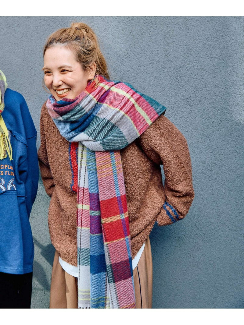 [Make stuff '25] メンバーチェックストール niko and ... ニコアンド ファッション雑貨 マフラー・ス..