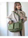 ニコアンド バッグ レディース (W)ORダブルポケットSBAG niko and ... ニコアンド バッグ ショルダーバッグ カーキ ブラック グレー【送料無料】[Rakuten Fashion]