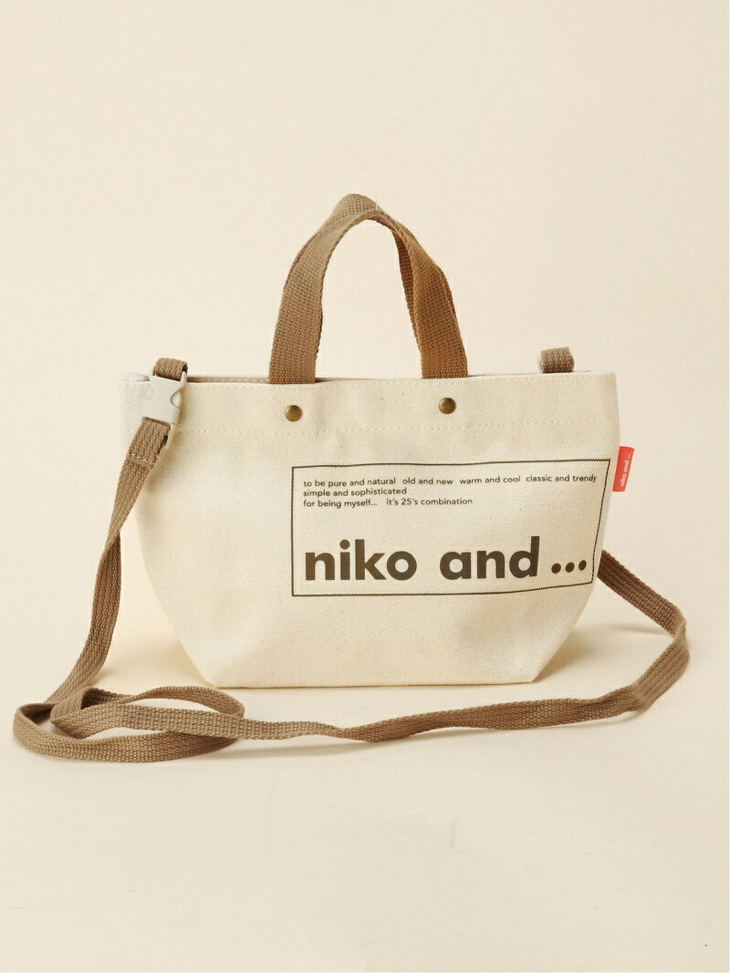[Rakuten Fashion]ORNKロゴトート SDBAG niko and... ニコアンド バッグ トートバッグ ブラック ブルー ホワイト