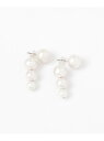 【SALE/50%OFF】4連パール風ピアス niko and ... ニコアンド アクセサリー・腕時計 ピアス イエロー グレー【RBA_E】[Rakuten...