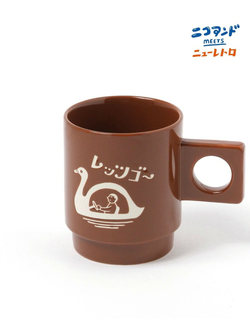 【SALE／30%OFF】【ニューレトロ】コラボ マグカップ/容量310ml niko and ... ニコアンド 食器・調理器具・キッチン用品 グラス・マグカップ・タンブラー ブラウン グリーン【RBA_E】[Rakuten Fashion]
