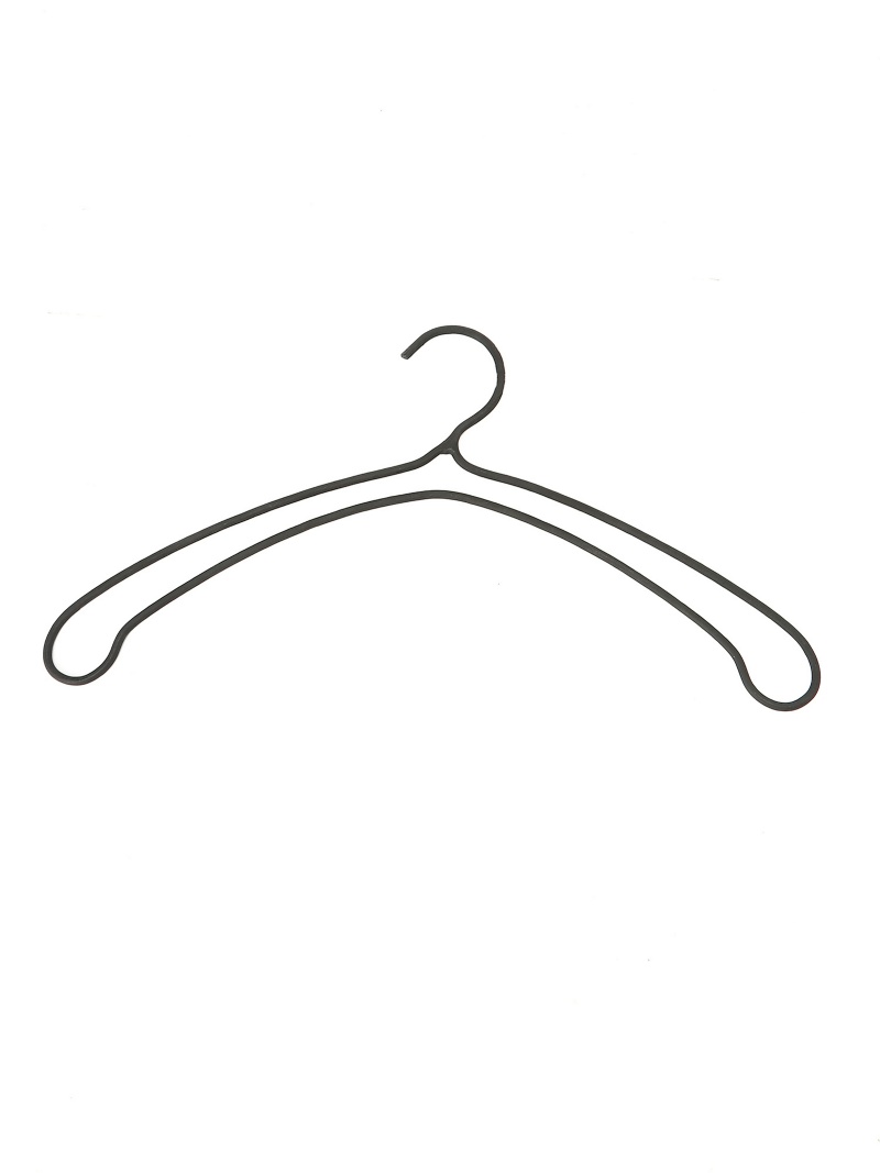 OR IRON HANGER C niko and ... ニコアンド インテリア・生活雑貨 収納用品・棚・ラック ブラック[Rakuten Fashion]