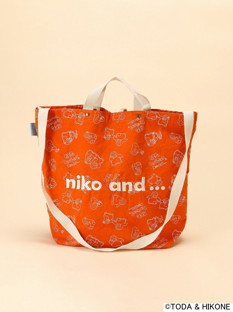 [Rakuten Fashion]【SALE／50%OFF】ORPPソウガラ2WAYトート niko and... ニコアンド バッグ トートバッグ オレンジ【RBA_E】のサムネイル