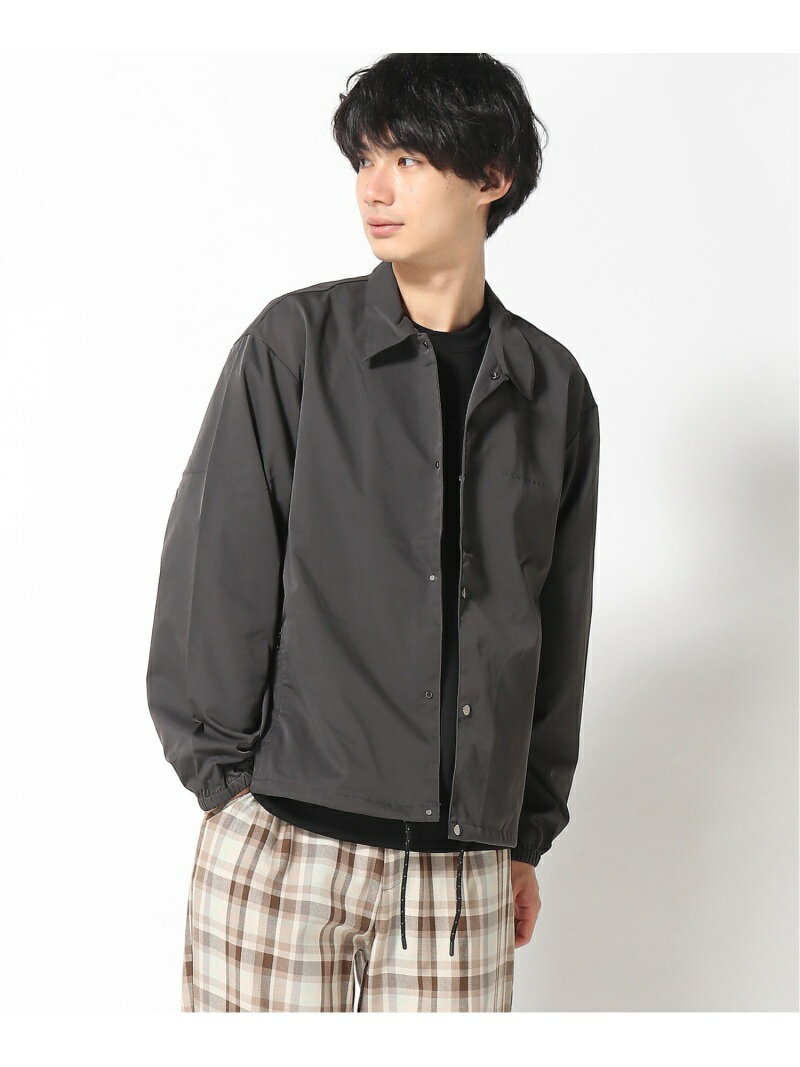 【SALE／30%OFF】(M)URBANFITコーチJKT NUMERALS ニコアンド ジャケット・アウター その他のジャケット・アウター グレー ブラック ベージュ【RBA_E】【送料無料】[Rakuten Fashion]