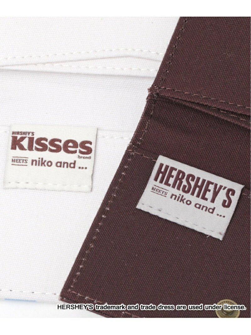 [Rakuten Fashion]【HERSHEY'S(ハーシー)/HERSHEY'S KISSES(ハーシーキス)】コラボパスケース niko and... ニコアンド 財布/小物 パスケース/カードケース ホワイト ブラウン