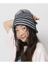 【SALE/50%OFF】オリジナルチュールニットワッチ niko and ... ニコアンド 帽子 ニット帽・ビーニー イエロー ネイビー グレー【RBA_E...