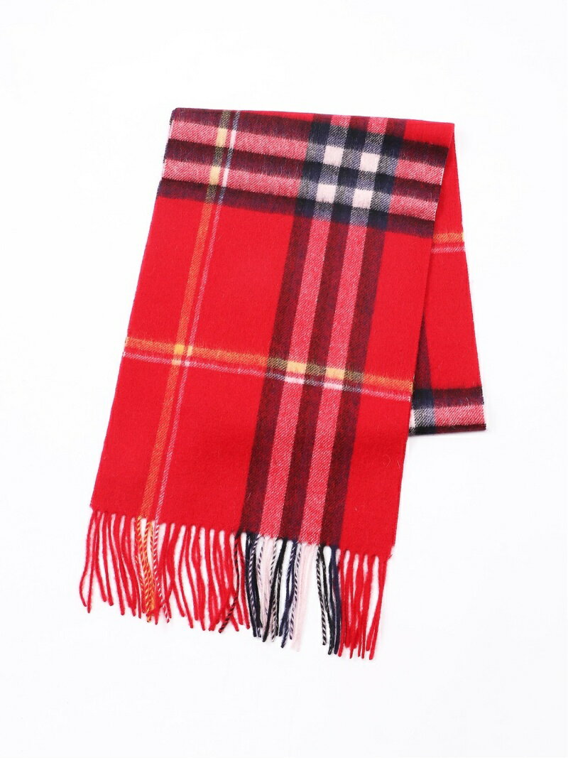 [Rakuten Fashion]【SALE／70%OFF】(M)M/Nウールチェックマフラー niko and... ニコアンド ファッショングッズ マフラー/スヌード ブラック レッド【RBA_E】