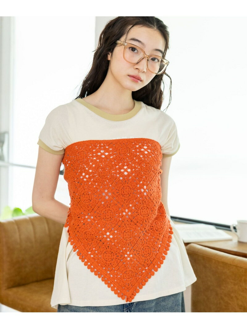 オリジナルクロシェ風マルチスカーフ niko and ... ニコアンド ファッション雑貨 スカーフ・バンダナ ..