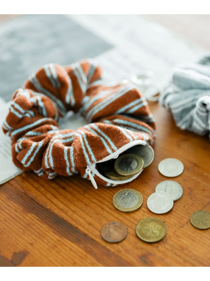 【SALE/50%OFF】パイルシュシュチャーム niko and ... ニコアンド ファッション雑貨 チャーム・キーチェーン グレー ホワイト ブラウン【R...