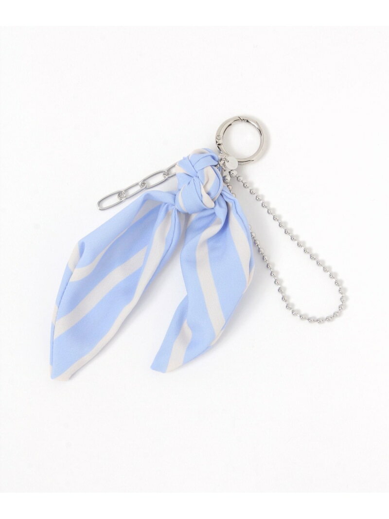 スカーフチェーンチャーム niko and ... ニコアンド ファッション雑貨 チャーム・キーチェーン ホワイト[Rakuten Fashion]