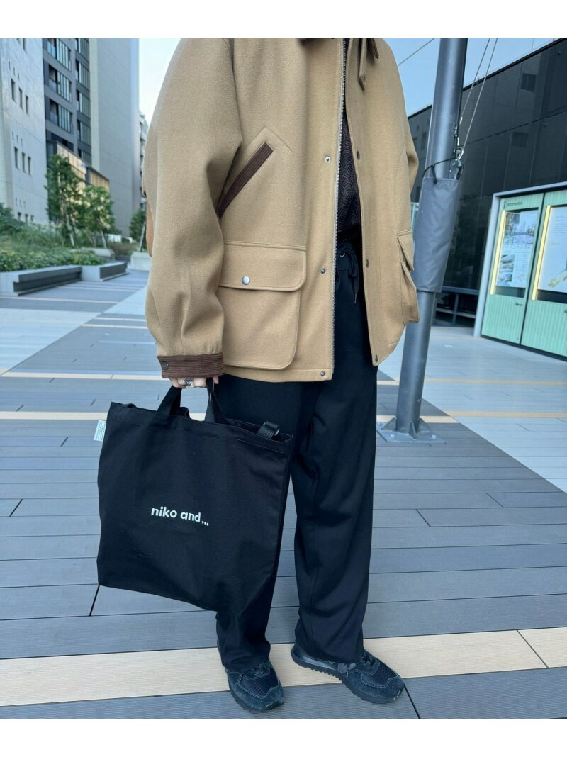 Niko And ユニセックス バッグ ニコ オリジナルニコロゴ刺繍2wayトートバッグ And ニコアンド トートバッグ ホワイト ブラック Rakuten Fashion 最大94 オフ