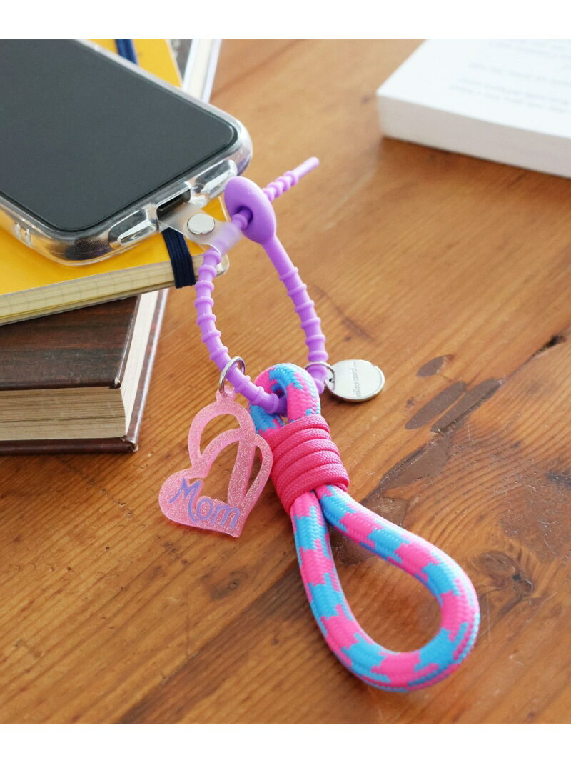 モチーフコードチャーム niko and ... ニコアンド ファッション雑貨 チャーム・キーチェーン オレンジ ピンク[Rakuten Fashion]のサムネイル