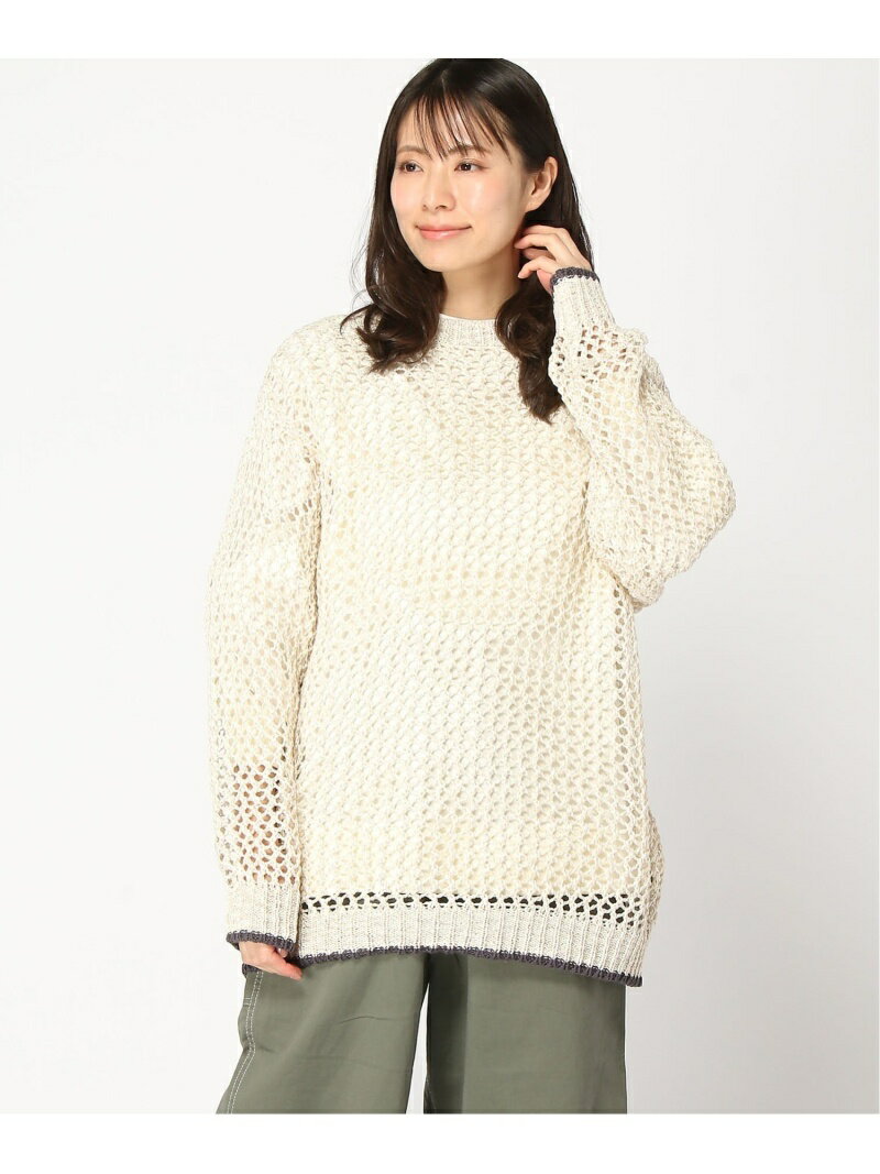 【SALE／50%OFF】(W)2WAYMIXメッシュPO&CD niko and ... ニコアンド トップス カーディガン ベージュ ピンク ブルー【RBA_E】[Rakuten Fashion]のサムネイル