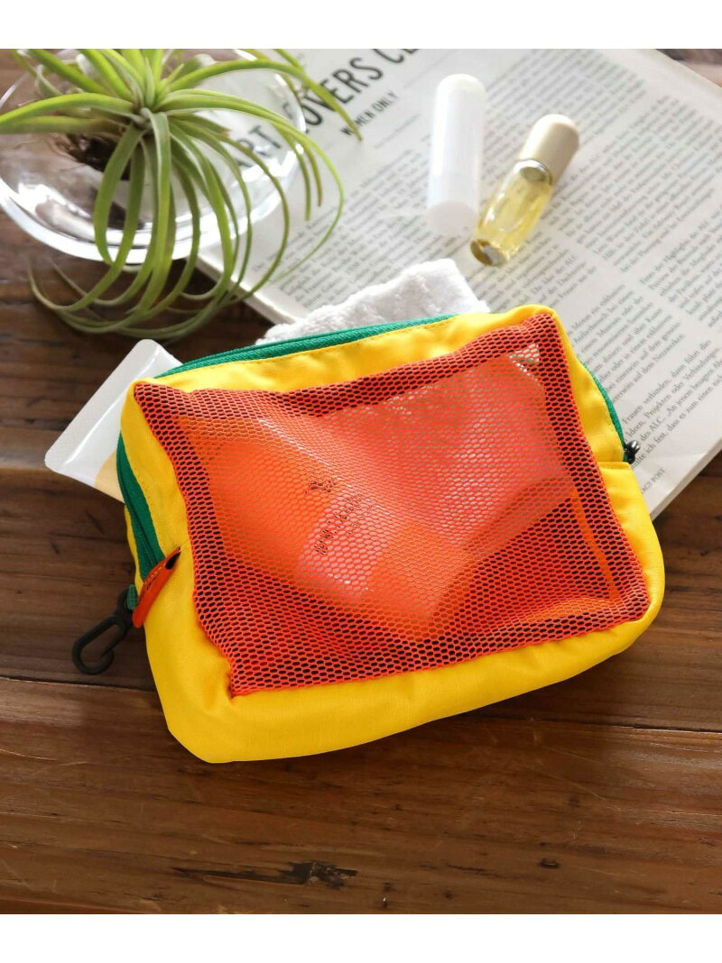 【SALE／30%OFF】オリジナル カラフルメッシュポーチ niko and ... ニコアンド 財布・ポーチ・ケース ポーチ ピンク ブルー イエロー【RBA_E】[Rakuten Fashion] 2