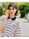 【STRANGER THINGS】コラボ レトロボーダーポロシャツ niko and ... ニコアンド トップス ポロシャツ ホワイト イエロー【送料無料】[...