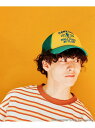 【SALE/30%OFF】【STRANGER THINGS】コラボ プリントメッシュキャップ niko and ... ニコアンド 帽子 キャップ イエロー ブ...