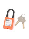 【OLD SMITH(オールドスミス)】ナイロンPADLOCK(南京錠) niko and ... ニコアンド ファッション雑貨 チャーム・キーチェーン オレン...
