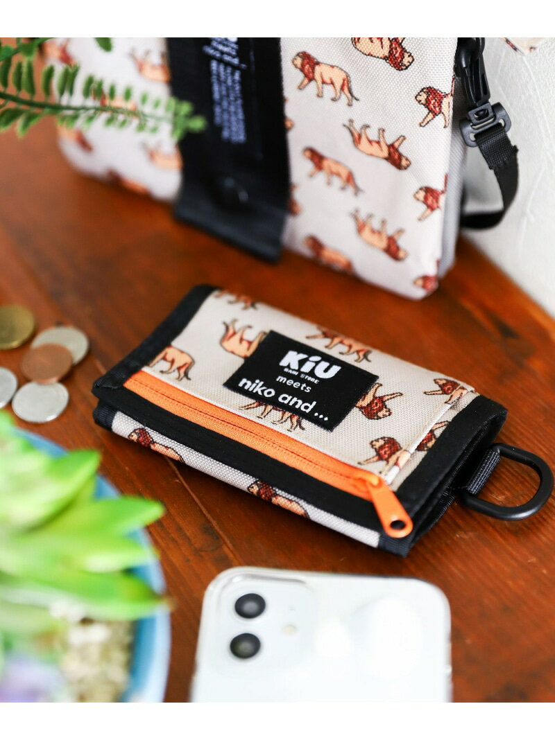 【KiU(キウ)】コラボアニマルウォレットポーチ niko and ... ニコアンド 財布・ポーチ・ケース 財布 カ..
