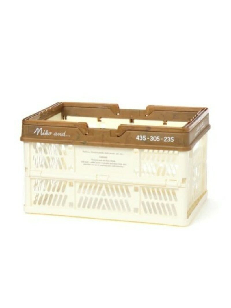 【SALE／20%OFF】ORWマーブルコンテナBK L niko and ... ニコアンド インテリア・生活雑貨 収納用品・棚・ラック ホワイト【RBA_E】[Rakuten Fashion]のサムネイル