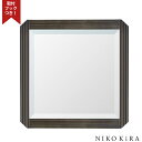 【P5倍+900円OFFクーポンあり】 鏡 壁掛け おしゃれ 壁掛けミラー ウォールミラー ミラー 北欧 北欧風 玄関 トイレ 飛散防止 洗面所 メイク鏡 正方...