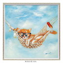 【P5倍+100円OFFクーポン】 絵画 アート オイル ペイント 猫 ネコ ねこ 空 雲 好き おしゃれ かわいい 絵 動物 ペット アニマル ポスター アー...