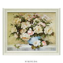 【P5倍+900円OFFクーポンあり】 おしゃれ 花 アート はな 花束 植物 絵画 額入り 玄関 トイレ かわいい 絵 カラフル 油絵 おしゃれ ファザーニ ...