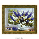 【P5倍+900円OFFクーポンあり】 おしゃれ 花 アート はな 花束 植物 絵画 額入り 玄関 トイレ かわいい 絵 花 はな カラフル 油絵 おしゃれ シ...