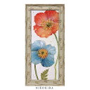 【P5倍+900円OFFクーポンあり】 おしゃれ 花 アート はな 花束 植物 絵画 額入り 玄関 トイレ かわいい 絵 花 はな カラフル 油絵 おしゃれ リ...