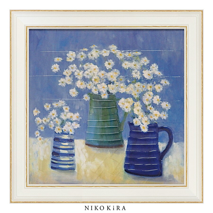 【LINE登録300円OFFクーポン】 おしゃれ アート モダン 絵画 額入り 玄関 トイレ かわいい 絵 花 はな カラフル 油絵 おしゃれ マイケル クラー...