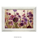 【2点以上で5%OFFクーポン】 おしゃれ アート 絵画 額入り 玄関 トイレ かわいい お花 華 花 ブーケ 絵 カラフル 油絵 おしゃれ シルビア ヴァシレ...