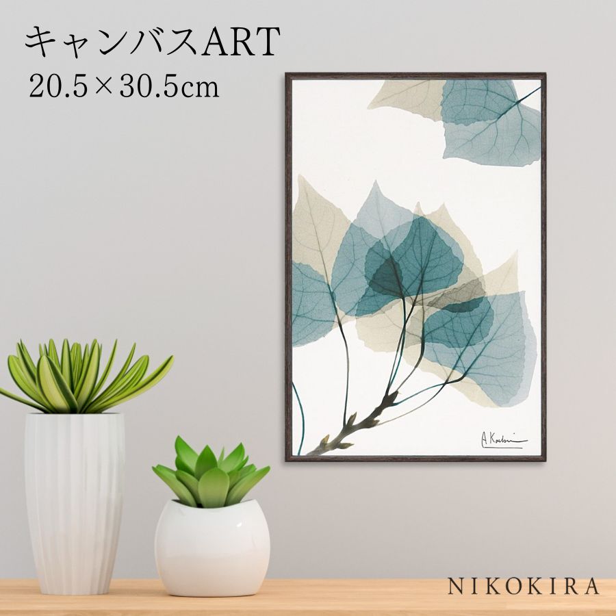 【LINE登録300円OFFクーポン】 絵画 アート アートパネル アートポスター 名画 X RAY キャンバスアート リーフ1 Sサイズ アルバート クーツィ...