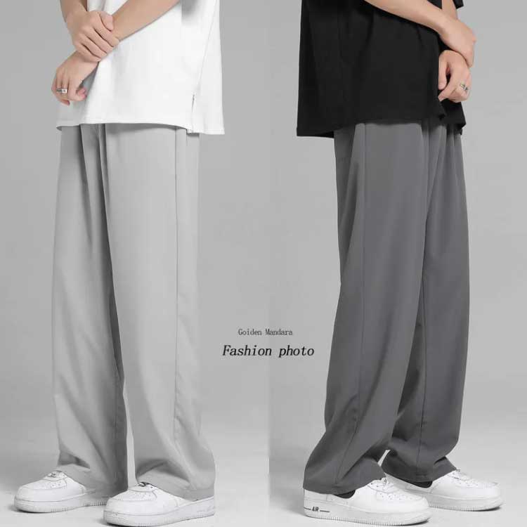 樂天商城 - 新生活 大きいサイズ チノパンツ ワイドパンツ 涼しい スリムパンツ ストレート ロングパンツ ひんやり 夏 ワイドパンツ パンツ ストレッチ 伸縮 美脚 接触冷感 長ズボン 薄手 通気 速乾 カジュアル 夏物