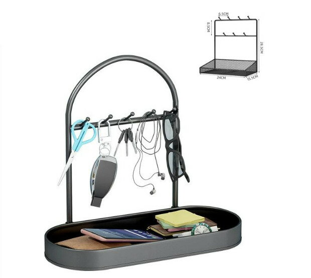 キーホルダー 玄関 キーフックスタンド 玄関収納 ホワイト ブラック 北欧 収納 おしゃれ かわいい 収納..