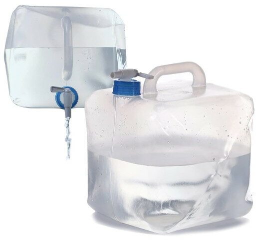 ウォータータンク 10L コック付き ポリタンク 折り畳み コンパクト 水袋 タンク貯水 給水 非常用 備蓄用 給水袋 緊急用 防災用 災害 アウトドア
