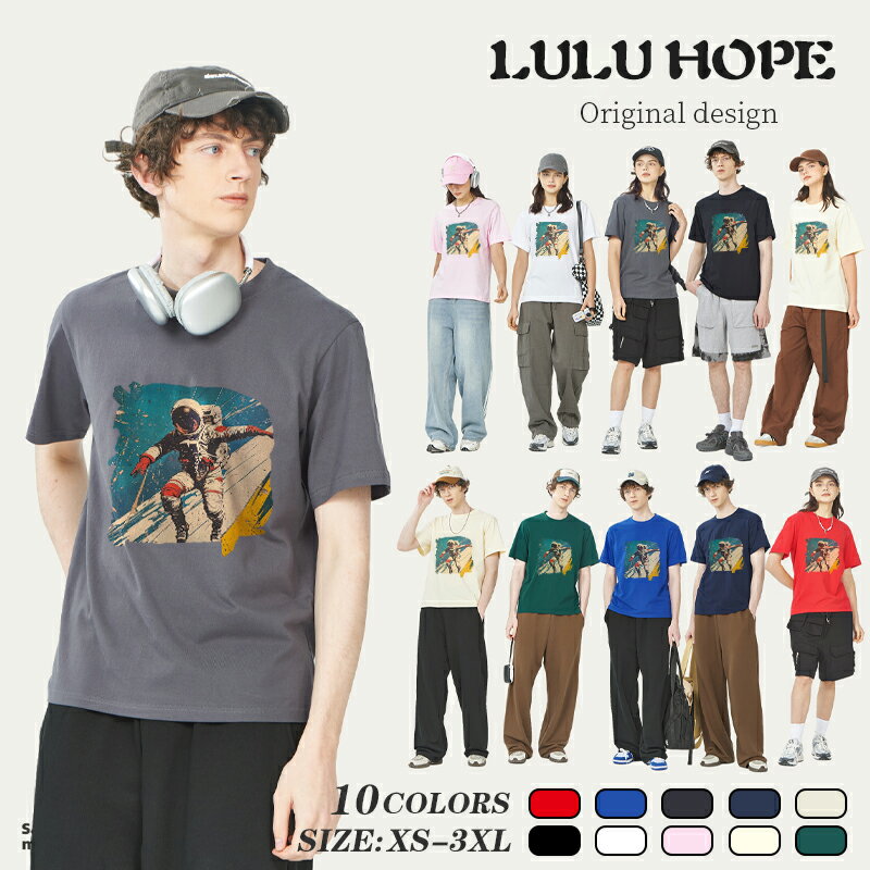 「Fashion THE SALE」50%OFF [送料無料] トップス Tシャツ レディース メンズ ユニセックス 半袖Tシャツ 綿100% レトロ ヴィンテージ ゆったり 体型カバー オリジナルTシャツ 春 夏服 2024