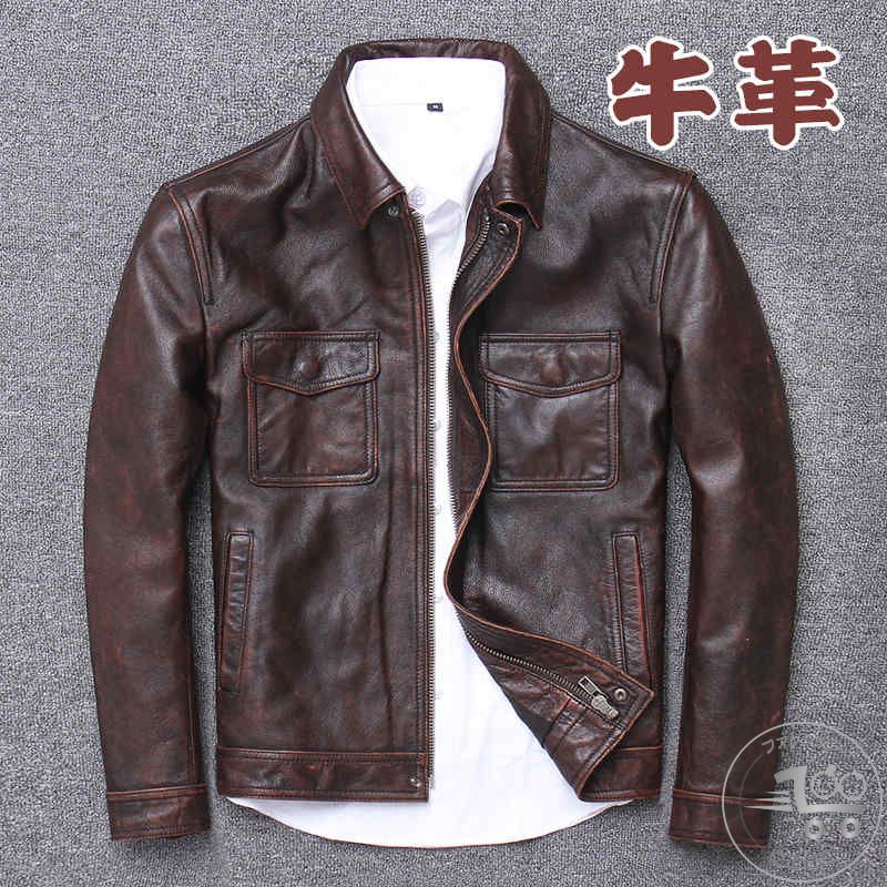 新生活 本革 レザージャケット ライダースジャケット 革ジャン メンズ 訳あり アウトレット 本皮 皮ジャン シングル 秋冬物 着痩せ アウター 訳あり M L XL XXL XXXL XXXXL グレー ブラウン