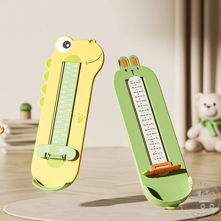 新生活 フットメジャー 子供 赤ちゃん ベビースケール フットサイズ 子供用 測定器 赤ちゃん 6〜24cm 足 サイズ 測る 採寸用メジャー キッズ 計測器 ...