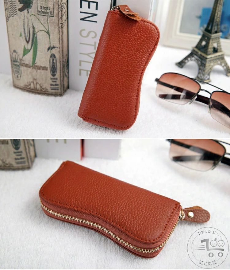 新生活 キーケース 男女兼用 レディース メンズ 鍵入れ 女性 男性 6連 本革 カード入れ ジップアップ ..