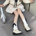 「50%OFFクーポン」新生活 足首ウォーマー Y2K 冷房対策 ルーズソックス フリル 冷え対策 レッグウォーマー レッグカバー リボン付き あったか ニット...