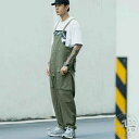 新生活 カラーブロック つなぎ服 大きいサイズ メンズ デニムサロペット ジーンズ レディース オーバーオール マルチポケット ゆったり 夏 つなぎ パンツ ズ...